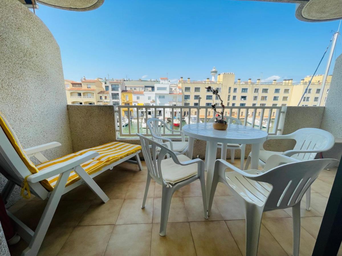 Port Royal B1 2-2 - Apartamento Con Vistas Al Canal - Cerca Playa Empuriabrava Exteriör bild