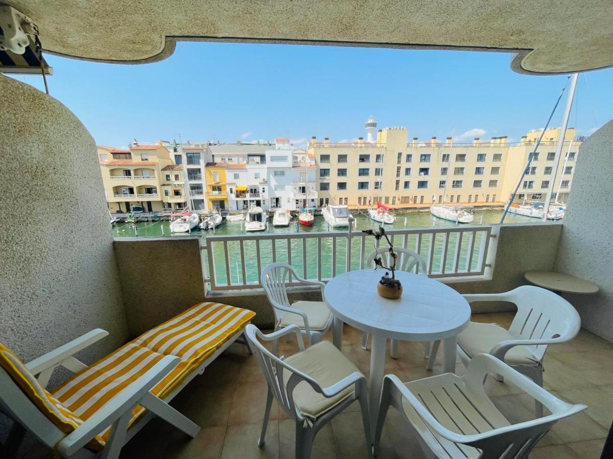 Port Royal B1 2-2 - Apartamento Con Vistas Al Canal - Cerca Playa Empuriabrava Exteriör bild