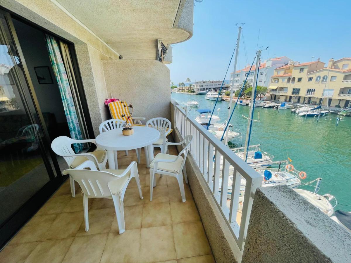 Port Royal B1 2-2 - Apartamento Con Vistas Al Canal - Cerca Playa Empuriabrava Exteriör bild